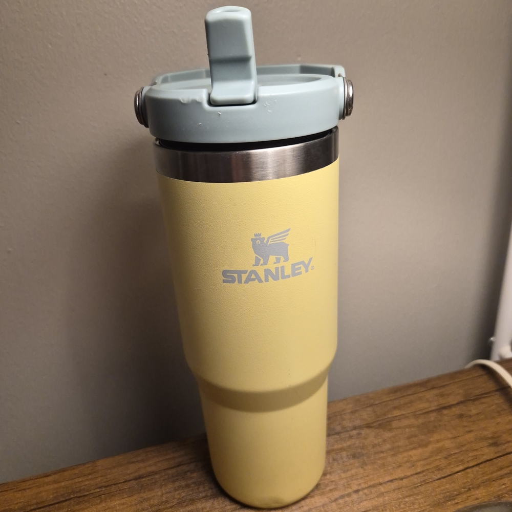 Stanley Yellow and Blue Travel Mug